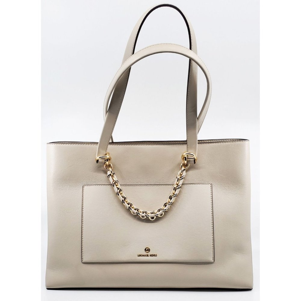 NWD Michael Kors Cece Medium Ribbon Chain Leather - Picture 2 of 11